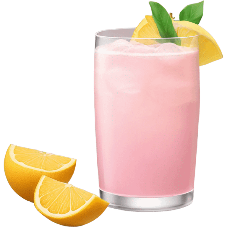 Pastel pink drink emoji