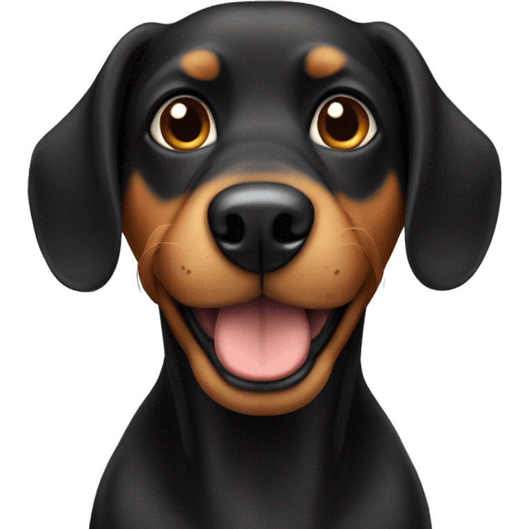 Black and Tan dog  emoji