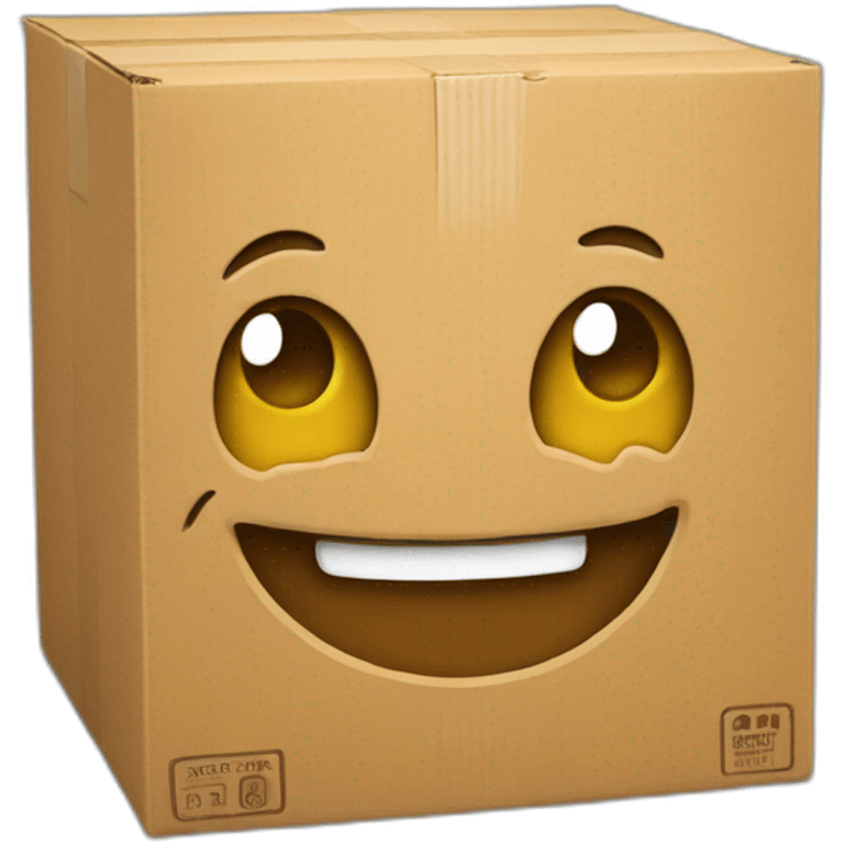 box with smile emoji