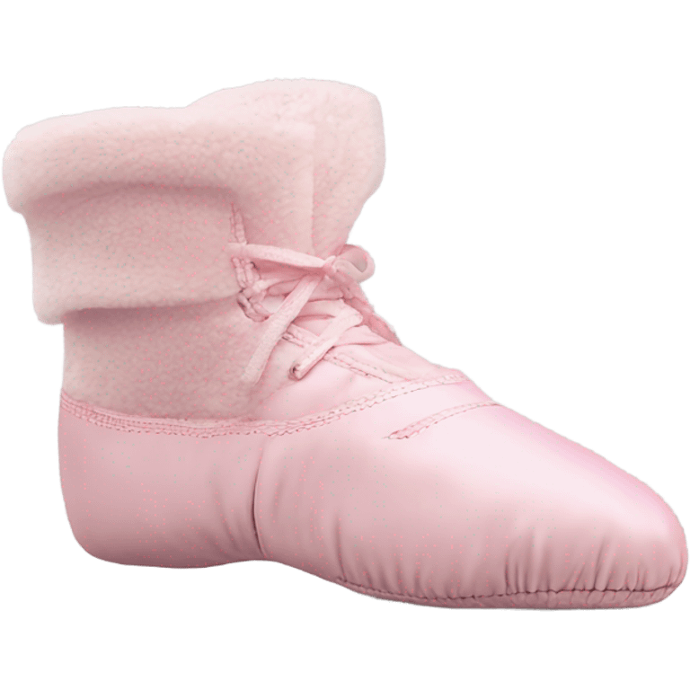 bloch pink warm up ballet booties emoji