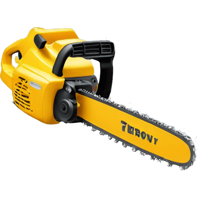 yellow toy chainsaw emoji