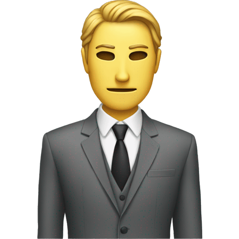 anonymous suit emoji