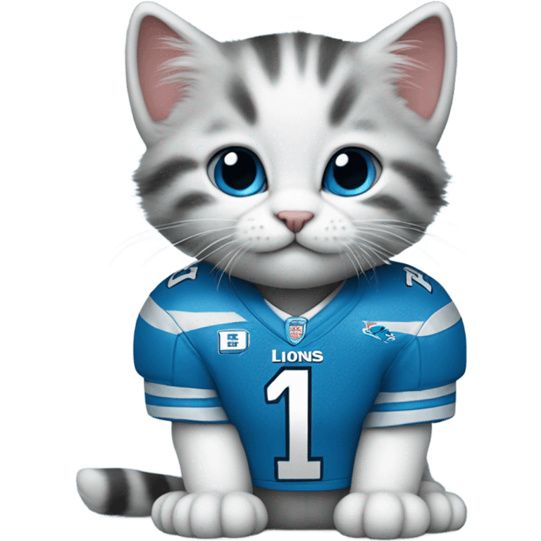 Kitty detroit lion emoji