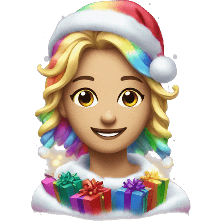 make the most beautiful christmas with rainbow leds emoji