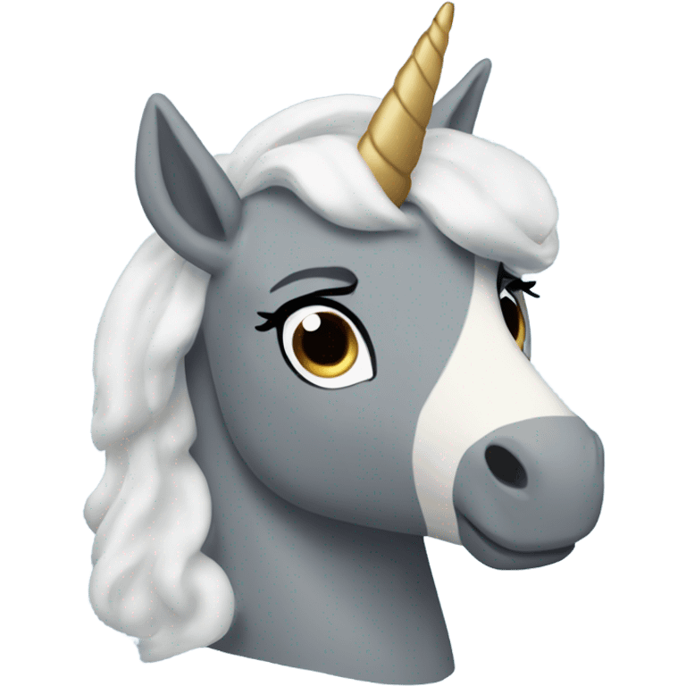 Unicorn from the animated show bluey emoji