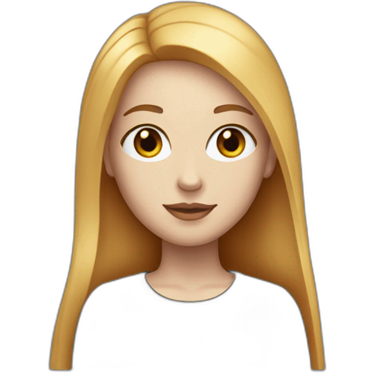 woman with long straight ruby hair and white skin and black shirt emoji