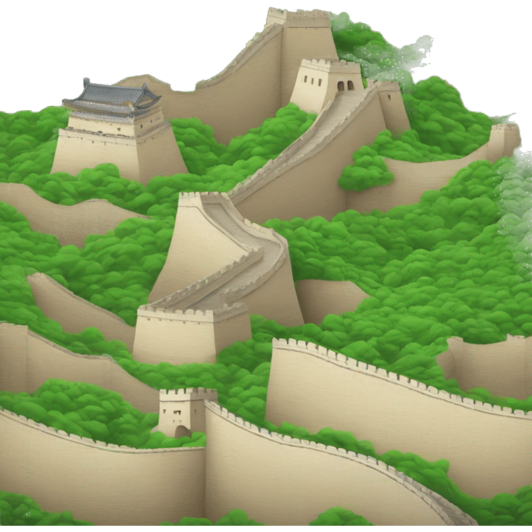 great wall of china emoji