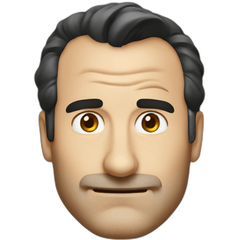 jean dujardin face emoji