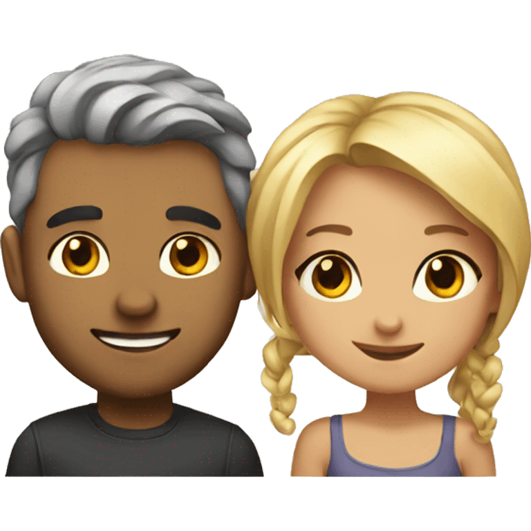 Cute couple emoji