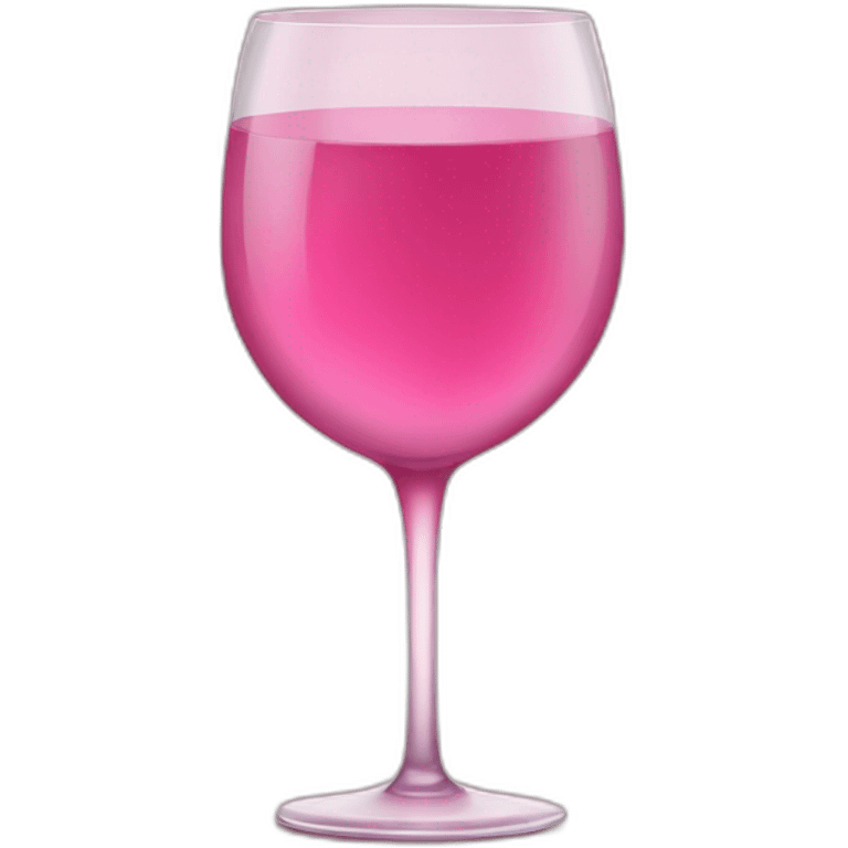 pink wine glass emoji