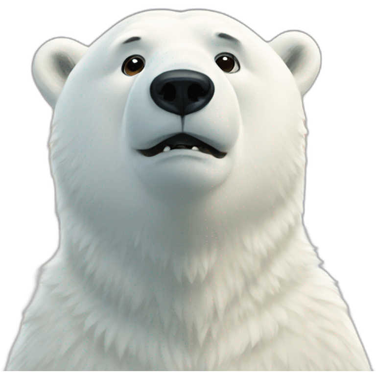 Polar bear emoji