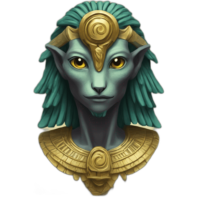 Eldritch Egyptian bird god emoji