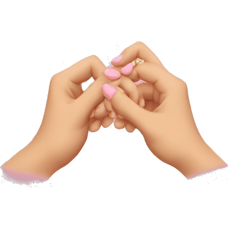 pinky promise emoji