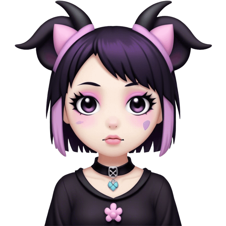  pastel goth  kuromi emoji