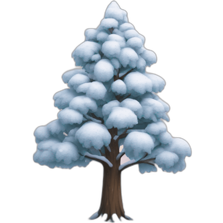 snow tree emoji