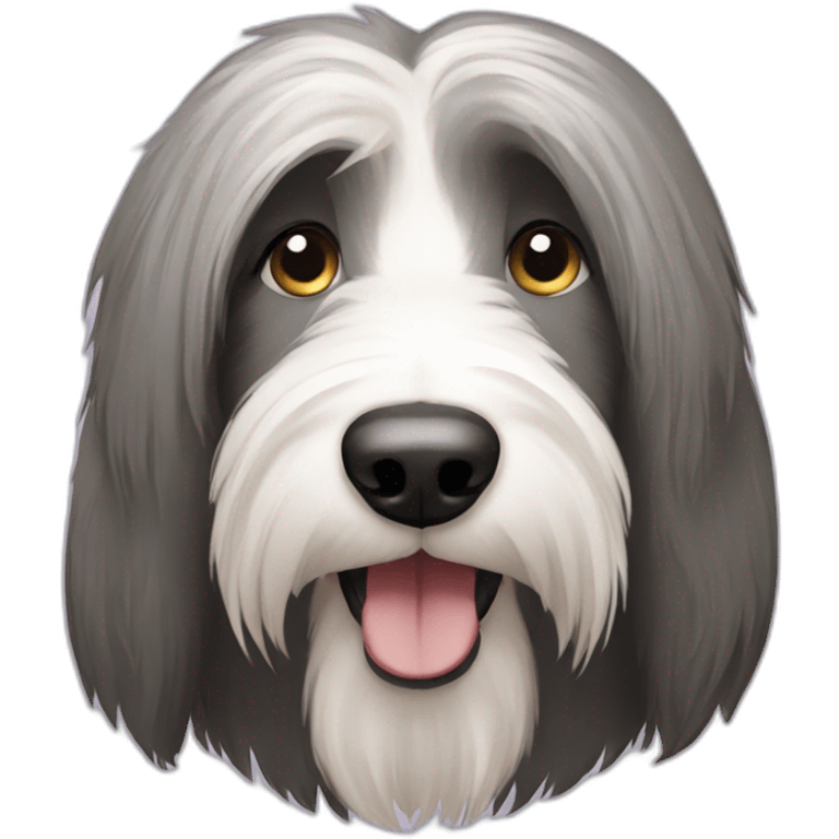 Bearded collie emoji