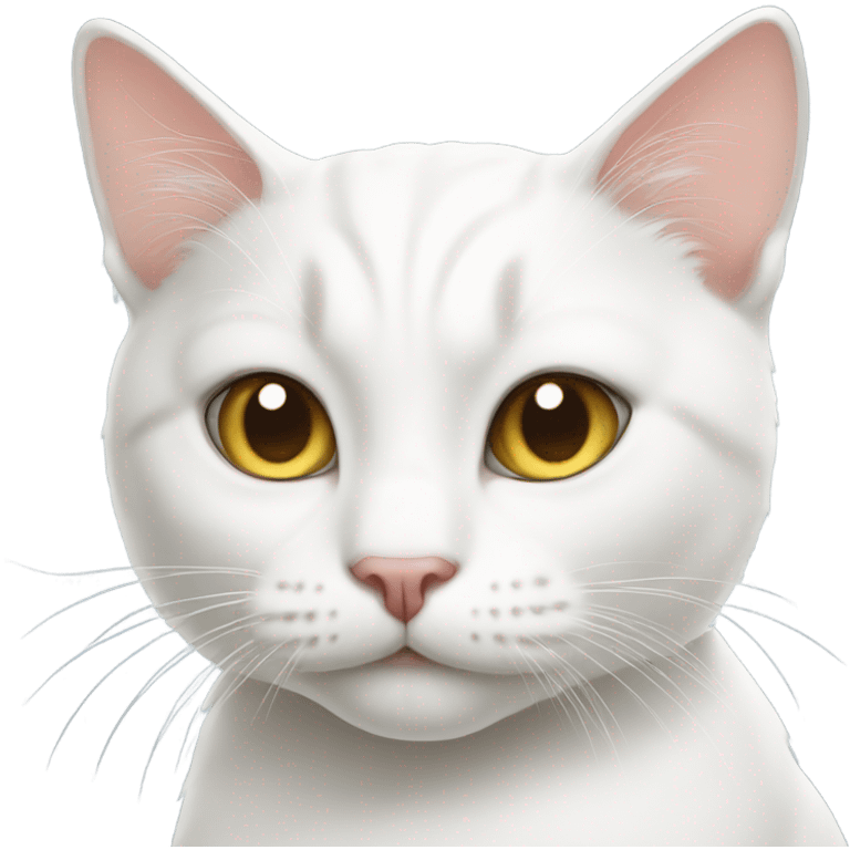 white cat emoji