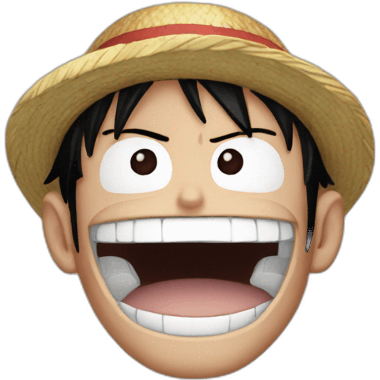 One piece Luffy emoji