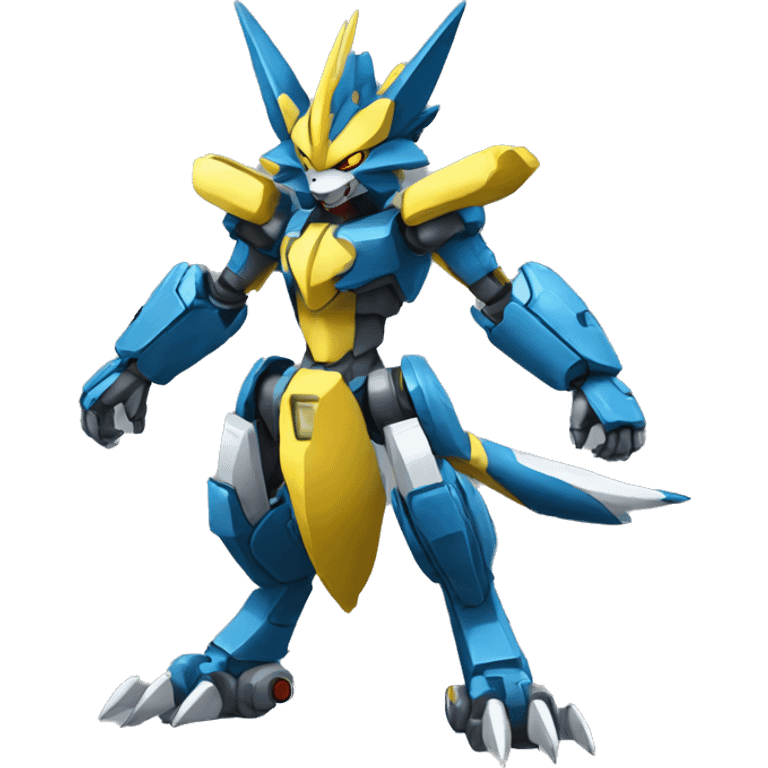 Zeraora-Zoroark-medabot-Mecha full body emoji