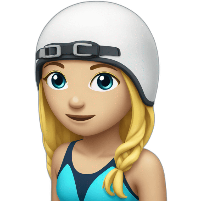 girl swimmer emoji