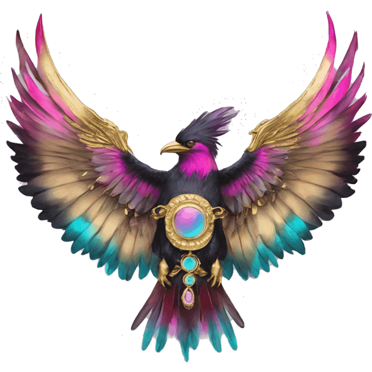 Dark black Beige cyan Pink magenta burgundy maroon cyan beige gray coyote black stripes wearing gold jewellery gold piercings gold gilded vintage watercolour tie dye black raven wings emoji