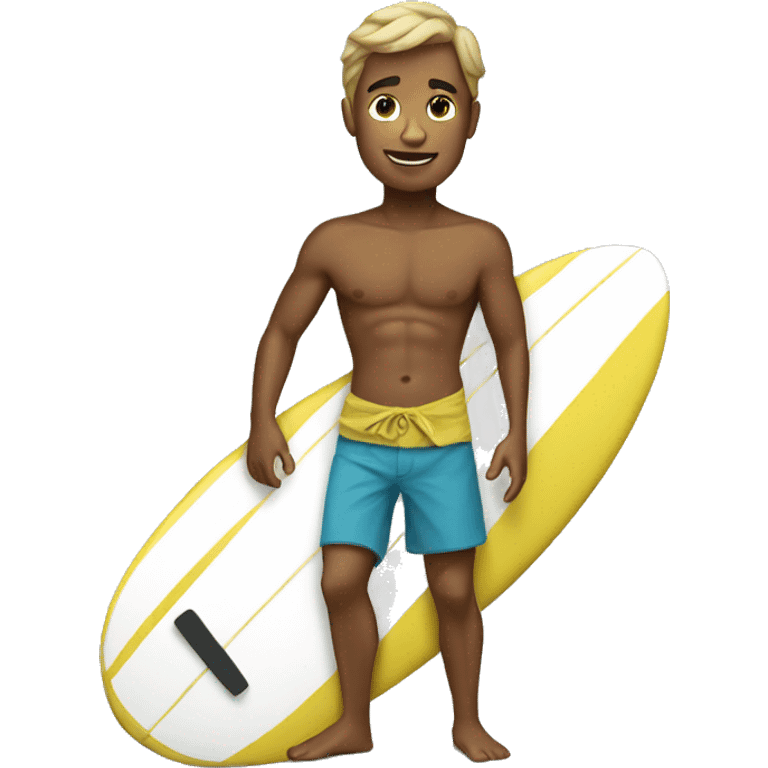 Surfer boy emoji