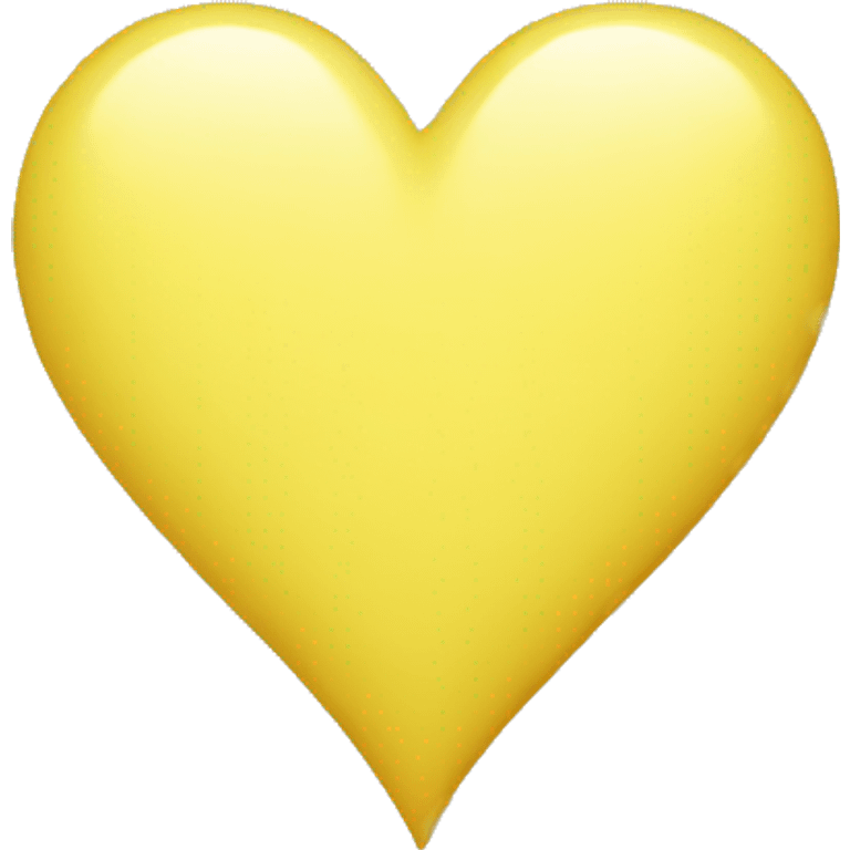 Light yellow heart emoji