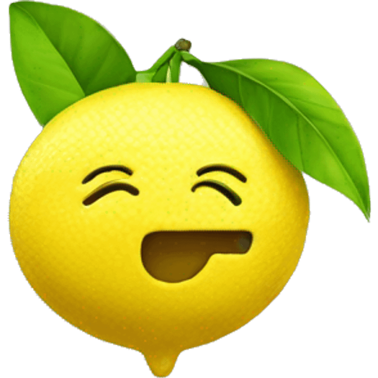 3D Lemon  emoji