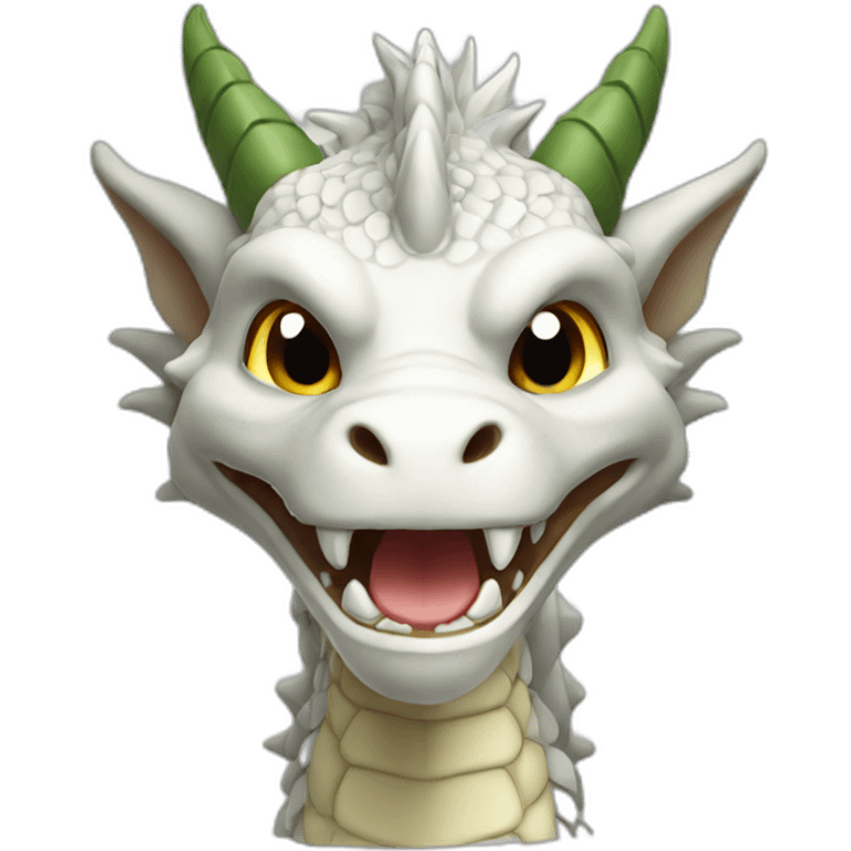 montain dragon white emoji