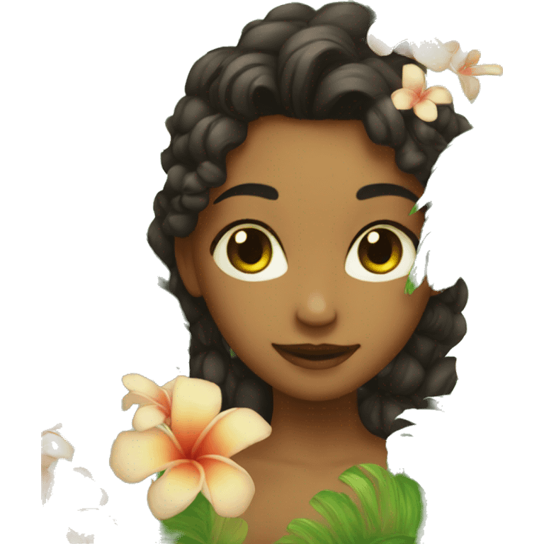 Loving, Glowing,Serene, Tropical emoji