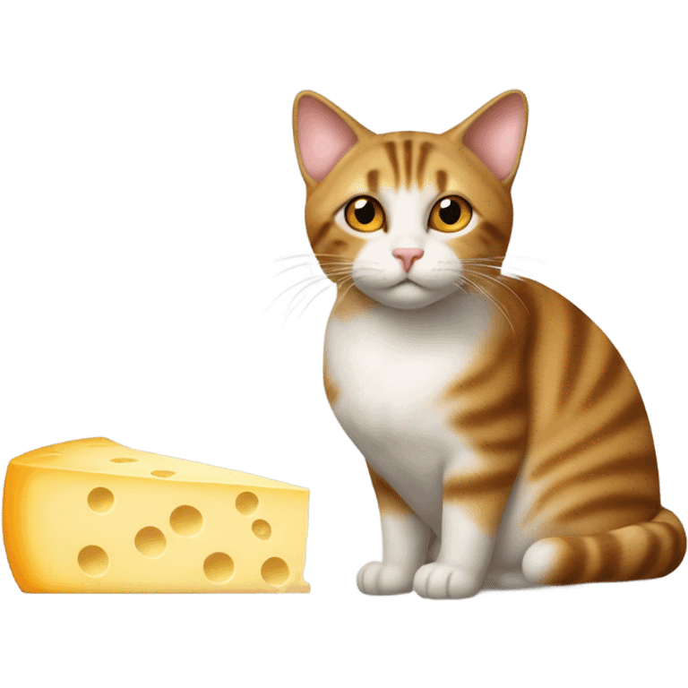 a Cat with cheese emoji