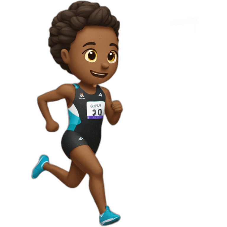  athlete finish line emoji