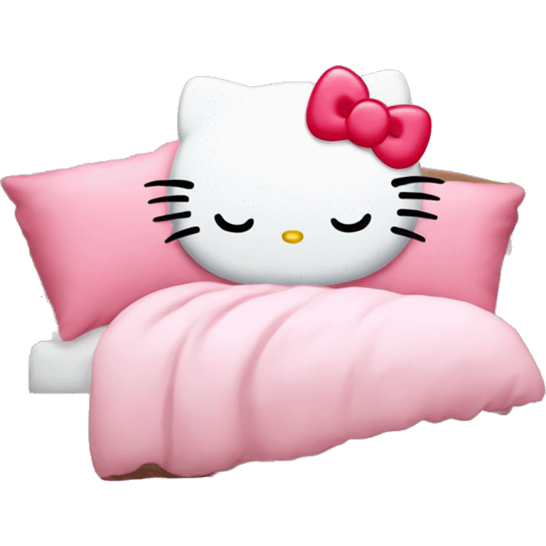 Hello kitty sleeps emoji