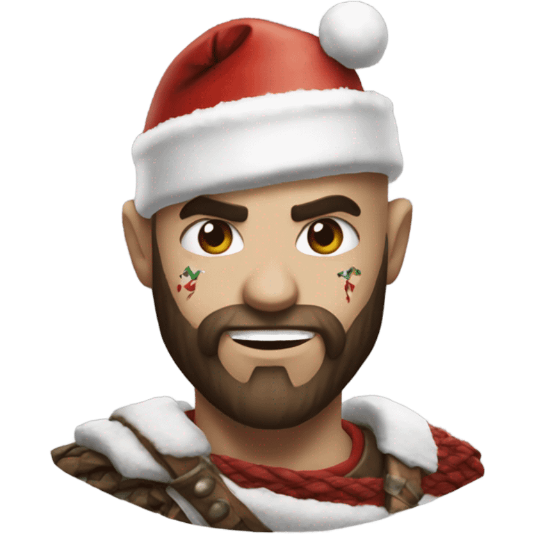 Christmas kratos emoji