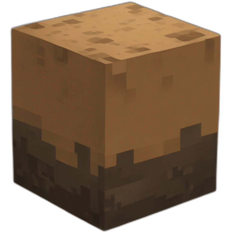 Minecraft dirt block emoji