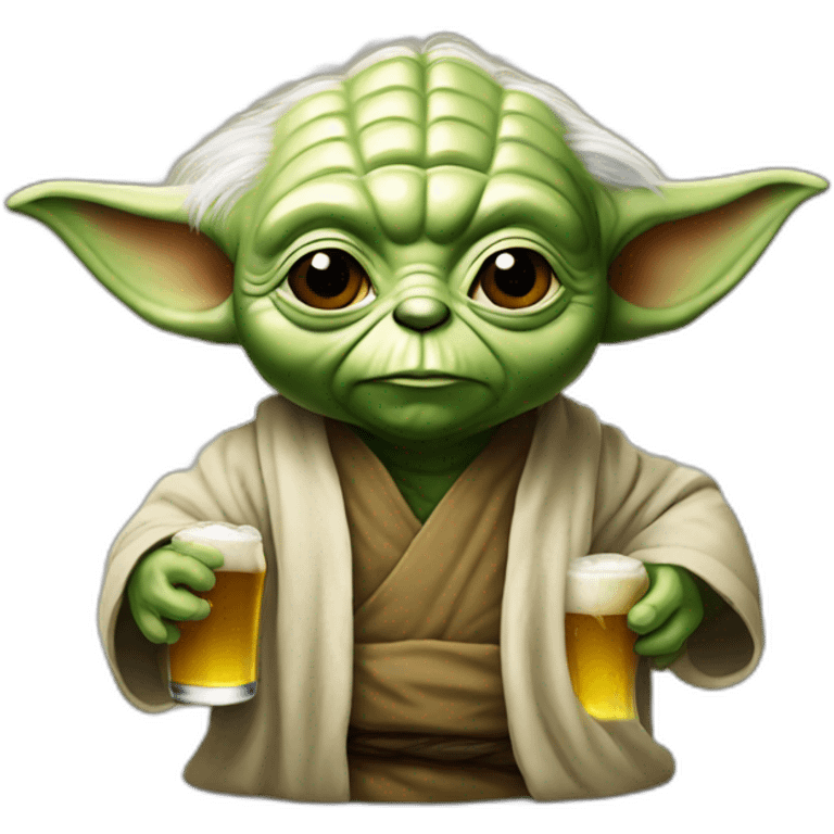 Yoda-beer emoji