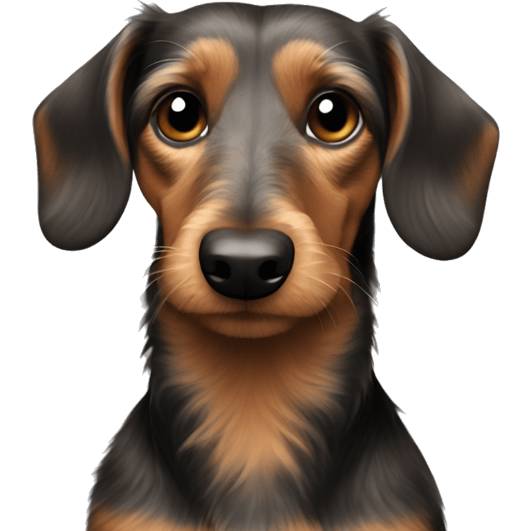 Wire haired dachshund  emoji