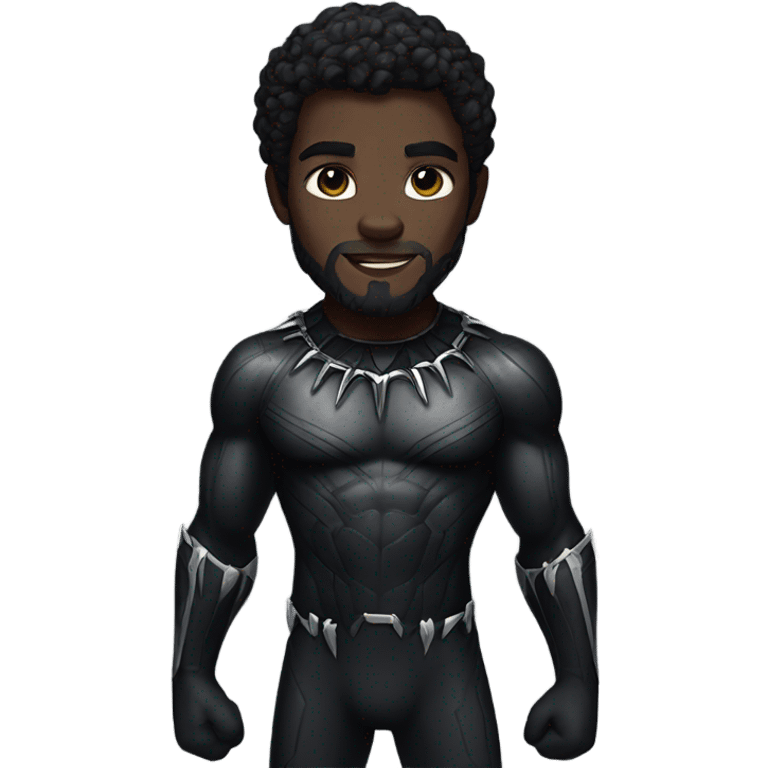 black panther full body  emoji