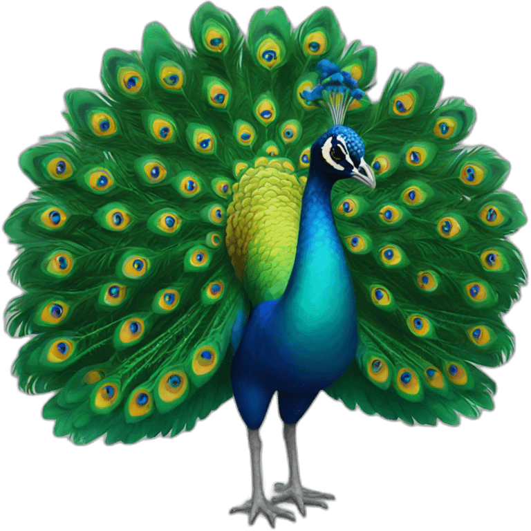 Peacock emoji