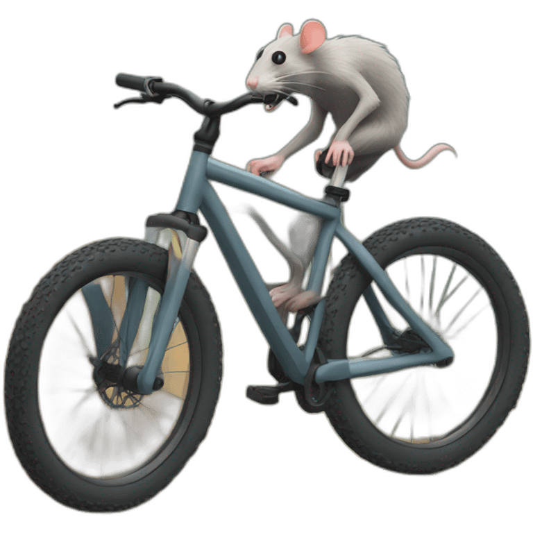 dead rat mountain biking emoji