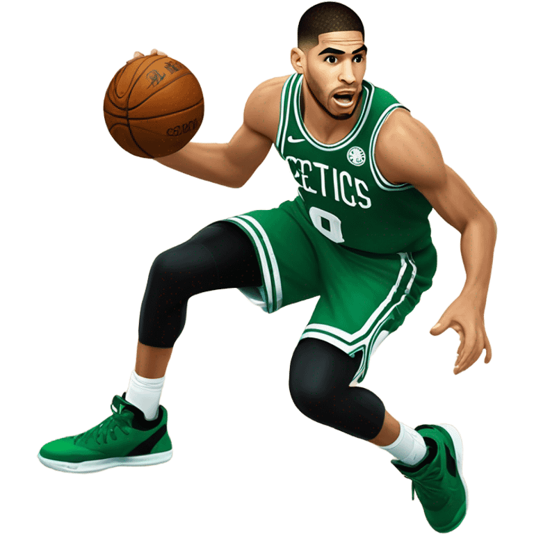 celtics player tatum dunking for the win emoji