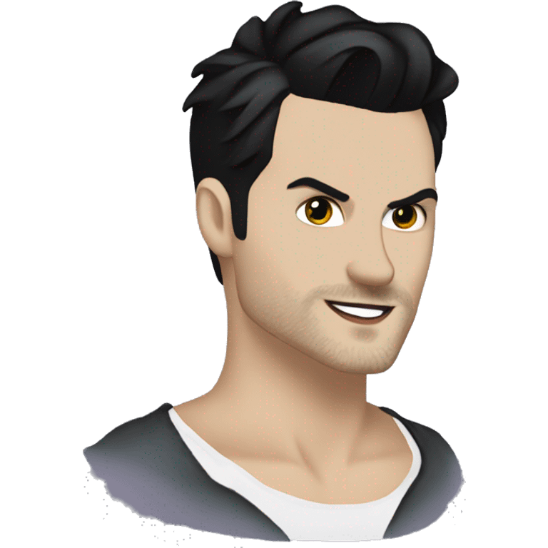 Michael malarkey as Enzo Vampire Diaries  emoji