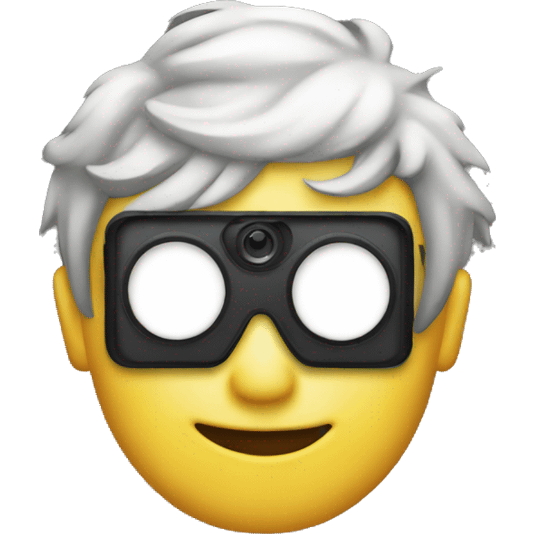 Cool Emoji with camera emoji