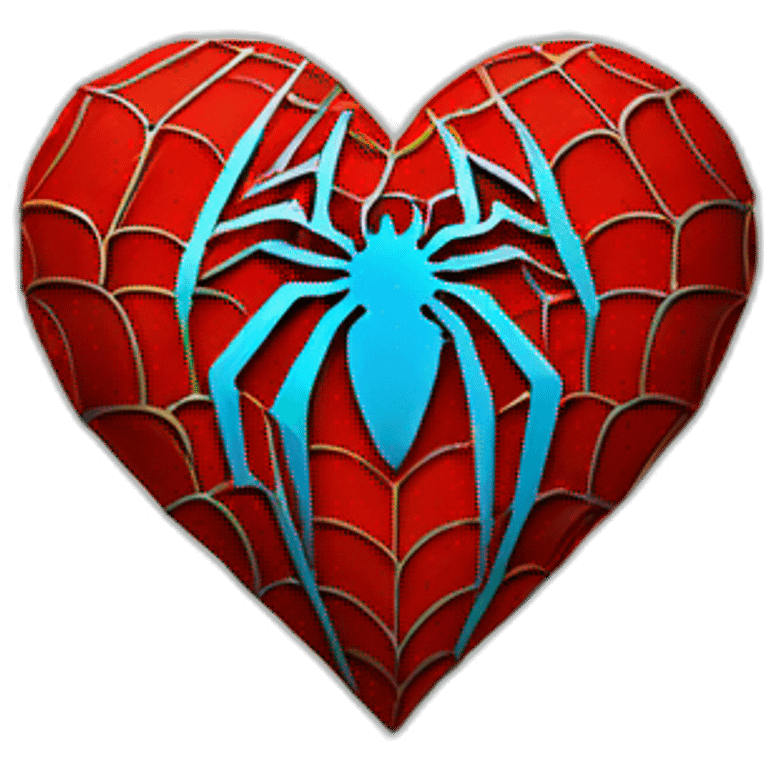 spiderman heart emoji