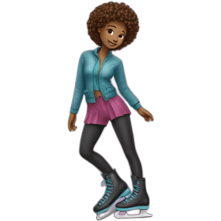 Patineuse artistique emoji