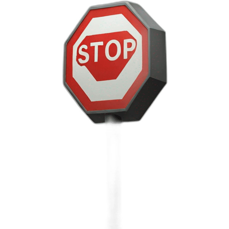 stop sign emoji