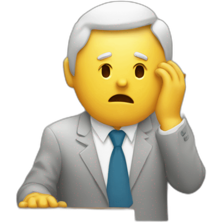 stock market going down emoji