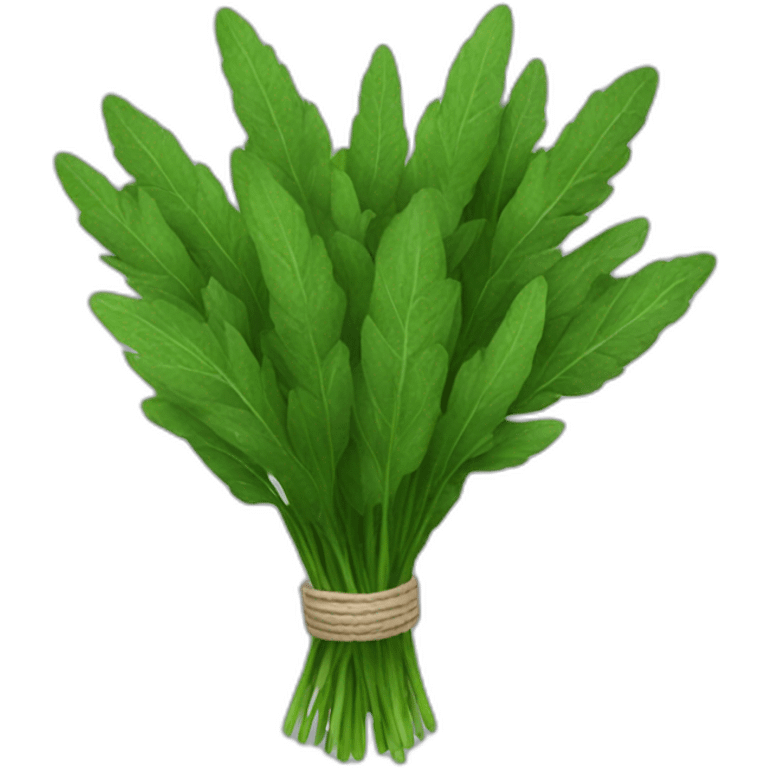 bouquet of green herbs emoji