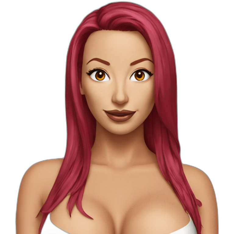 Bianca Beauchamp hyperréaliste emoji