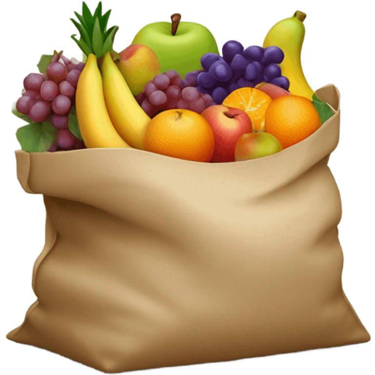 fruit bag emoji